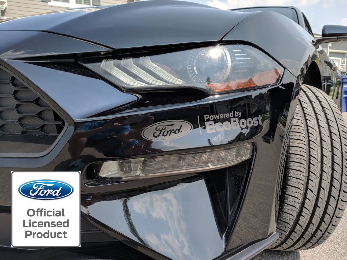 Ford Performance 'Powered By Ecoboost' Trunklid Decal – 2015-17 Mustang (FP8)