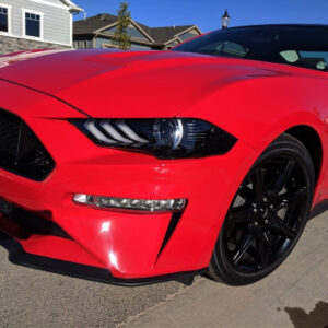 Rocky Mountain Graphics Quarter Window Flag Decals For 2015-2020 Ford Mustang (Precut Set)