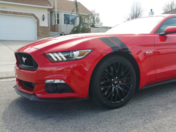 2015-2016 Ford Mustang 4 Fender Hash Stripes Decals Graphics Vinyl Fits All