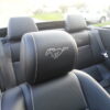 2015-2016 Ford Mustang Headrest Outlined Pony Decals – Only Leather Seats