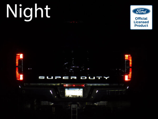 2017 Ford Super Duty Reflective Tailgate Letters Vinyl Decals F-250 F-350 F-450 – 1