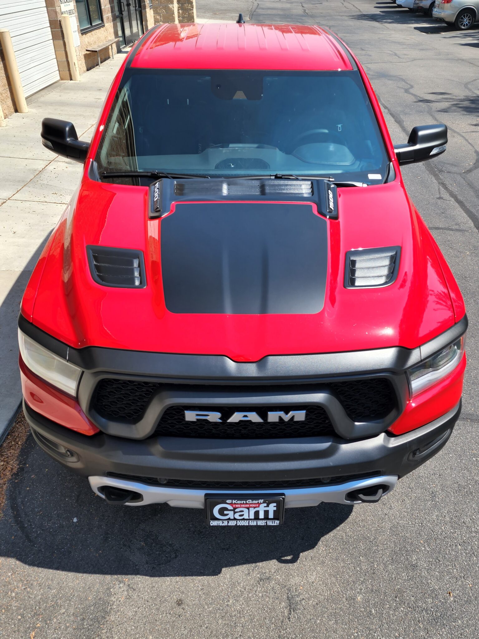 FITS 20192022 DODGE RAM REBEL HOOD STRIPE VINYL DECAL GRAPHICS FITS