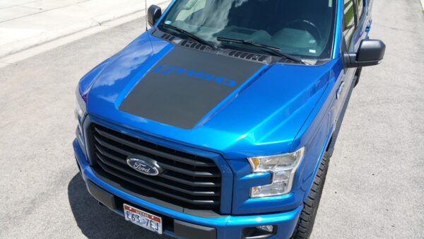 2015-2020 Ford F-150 Hood Stripe W/ F-150 Logo Graphics