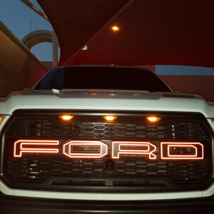 2017-2020 Reflective Ford Raptor Grill Letter Outlines