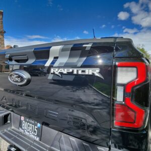 2024-2025 Ford Ranger Raptor tailgate emblem inlay vinyl decal