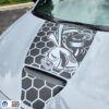 Fits 2015-2024 Dodge Charger Angry Bee With Honey Stripe Hood - Image 5