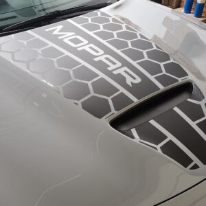 Fits 2015-2024 Dodge Charger GT/RT Hood Stripe Decal - Honey Center Mopar