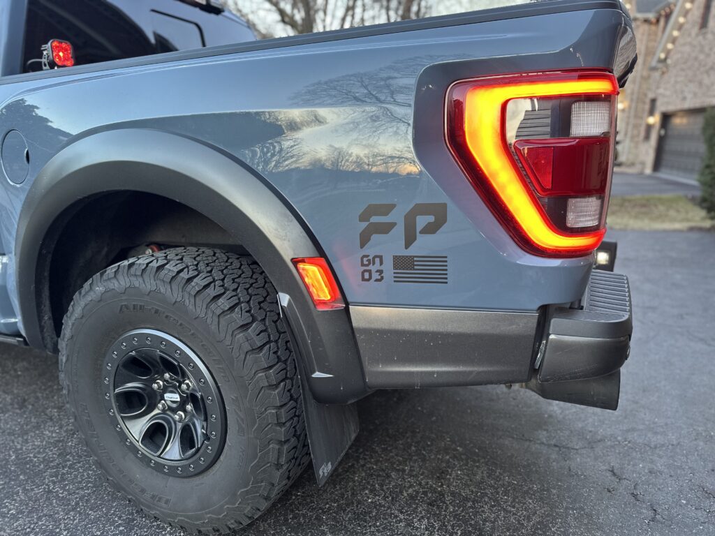 Ford Raptor Rear Decal 2021-2026 Ford Raptor F150 FP Gen 03 rear quarter vinyl decals -pair ...