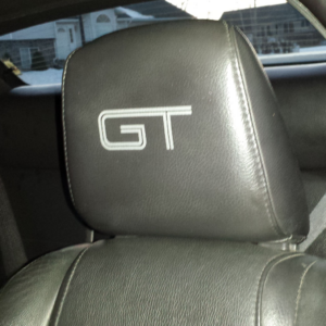 Ford Mustang Headrest GT Decals 002