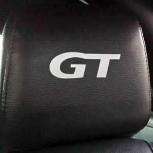 Ford Mustang Headrest GT Decals Solid 001