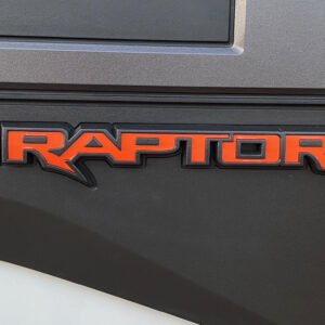 2021-2026 Ford Raptor Tailgate Rear Emblem Inlay Vinyl Decal