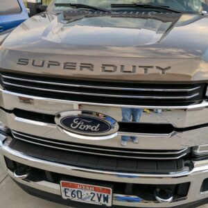 2017-2022 Ford Super Duty Hood Letter Inserts F-250, F-350, F-450
