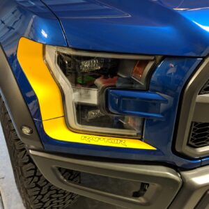 2017-2020 Ford Raptor Headlight Accents w/ Raptor Logo