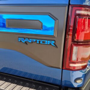 2021-2026 Ford Raptor Emblem Inlay Colored Chrome Vinyl Decal