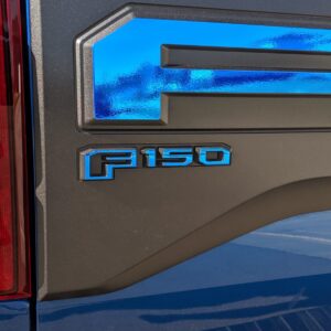 2017-2020 Ford Raptor Colored Chrome Raptor F-150 Emblem Overlay Decal