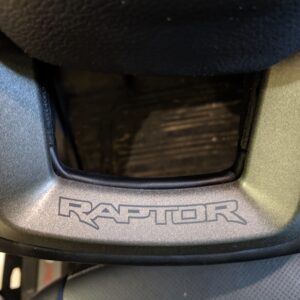 2017-2018 Ford Raptor Lower Steering Wheel Logo Decal