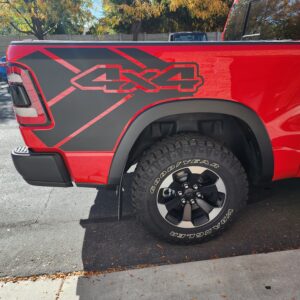 2019-2026 Ram 1500 Rebel Bed Graphics with 4x4