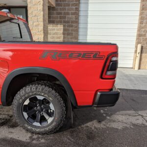 2019-2026 Ram 1500 Rebel Bed Graphics - Rebel text