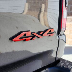 2021-2024 Ram TRX Tailgate 4x4 Emblem Overlay Decal Vinyl Stickers