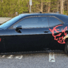 Fits 2019-2024 Dodge Challenger Side Demon Head Vinyl Sticker Decal-Pair - Image 4