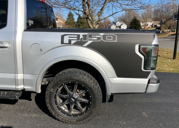 2015-2020 Ford F-150 Bed Vinyl Graphics W/ F-150 Logo