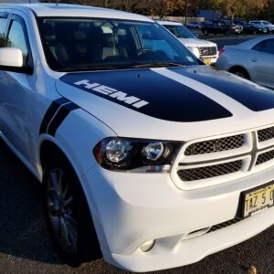 2011-2024 Dodge Durango Hood Blackout Graphics With Hemi