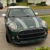 2002-2014 Mini Cooper Checkered Bonnet Stripes - Image 3