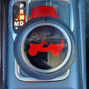 Fits 2018-2026 Jeep Wrangler or 2020-2025 Jeep Gladiator Sticker Decal for Shifter