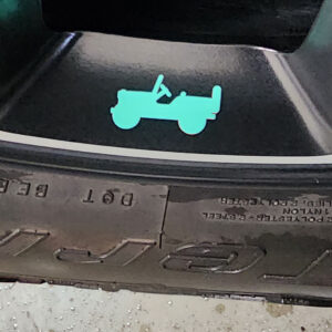 2018-2026 Jeep Wrangler Rubicon rim/wheel decals