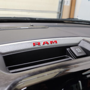 2019-2026 Ram 1500 Truck Center Dash Overlay Emblem Decal Vinyl Sticker