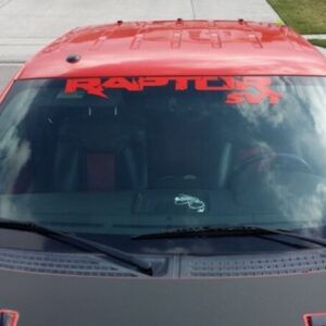 2010-2014 Ford Raptor Windshield Banner