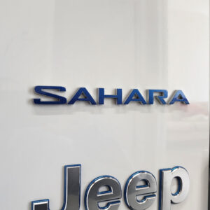 2018-2026 Jeep Wrangler Sahara Fender Emblem Overlay Vinyl Decals