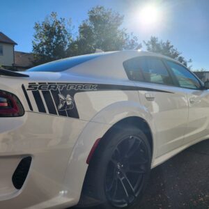 Fits 2015-2024 Dodge Charger Scat Pack Hockey Stripe with Scat Bee