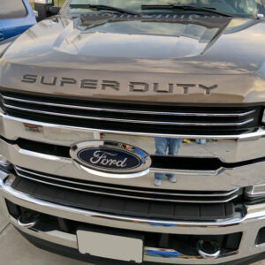 2017-2022 Ford Super Duty Hood Letter Inserts F-250, F-350, F-450