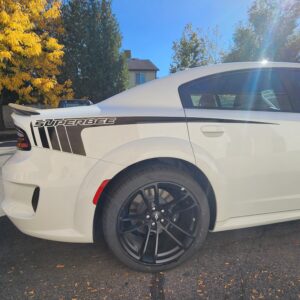 Fits 2015-2024 Dodge Charger Superbee Hockey Decal Graphics Sticker