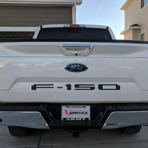 2018-2020 Ford F-150 Tailgate Reflective Letter Insert Decals