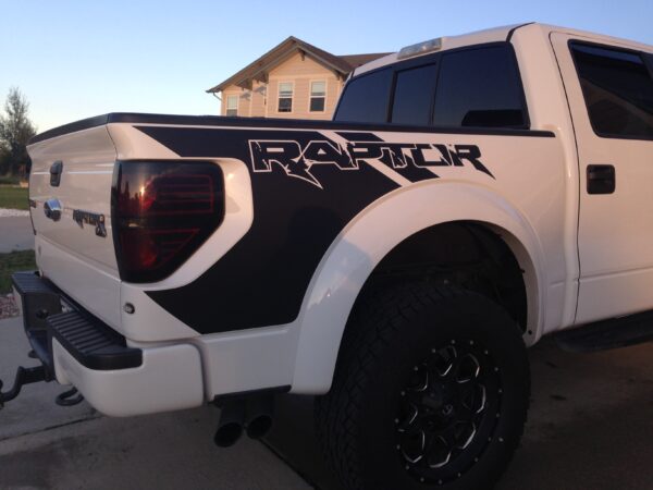 2010-2014 Ford Raptor Bed Side Graphic Decals - Rocky Mountain Graphics