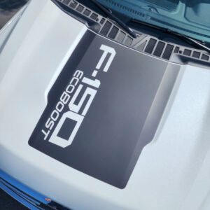 2021-2026 Ford F150 Ecoboost Center Hood Graphics V4 F-150