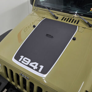 2007-2018 Jeep JK Wrangler Hood Stripe 1941 V2 Vinyl Graphics Sticker