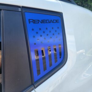 2015-2023 Jeep Renegade Window American Flag Decal