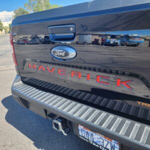 2022-2026 Ford Maverick Tailgate Letters Vinyl Inserts Decals Stickers