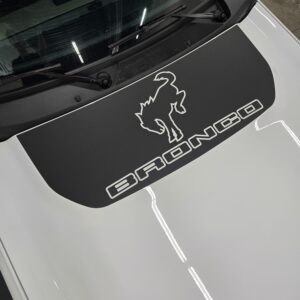 fits 2021-2025 Ford Bronco Hood Center Pony decal Full Size Bronco Graphics