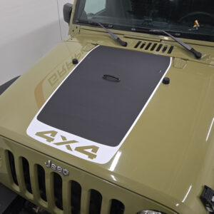 2007-2018 Jeep JK Wrangler Hood Stripe 4X4 V3 Vinyl Graphics Sticker