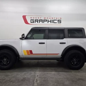 Ford Bronco Raptor Grille Letters – 2022-2025 – Vinyl Decal Graphics By Rocky Mountain Graphics