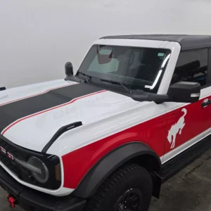 Fits 2021-2025 Bronco Pony side And Hood W Pin Decal kit-Full Size Bronco Decals