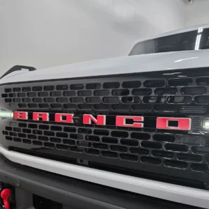 2021-2025 Ford Bronco Grille Letters - Vinyl Decals