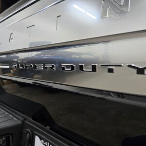 2023-2025 Ford Super Duty Platinum Super duty tailgate letters vinyl decals