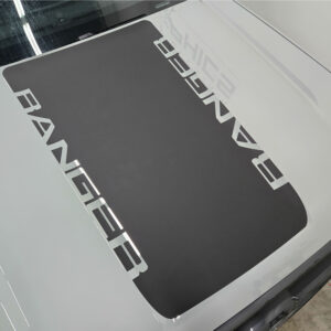 2024-2026 Ford Ranger Center Hood Stripe with Ranger vinyl graphics
