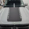 2024 Ford Ranger Center Hood Stripe With Ranger Sticker Graphic Decals - Image 6