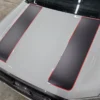 2024 Ford Ranger Dual Hood Stripe With Outlines Sticker Graphic Decals - Image 4